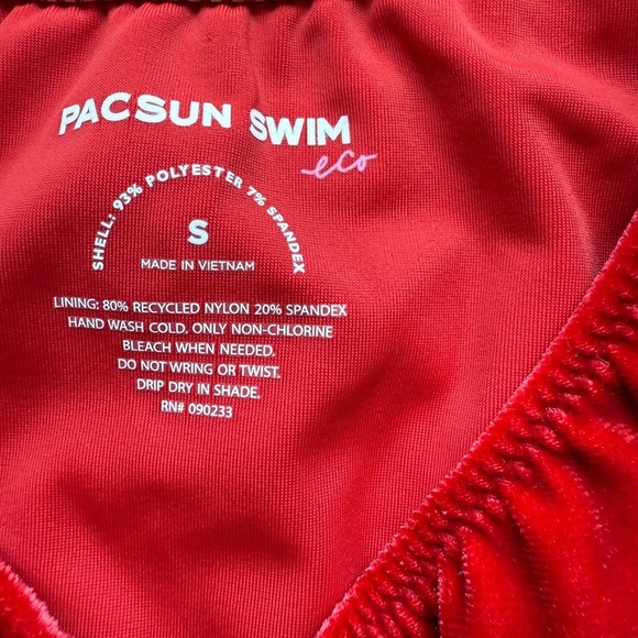 PacSun Red Bikini Bottom - Picture 2 of 4